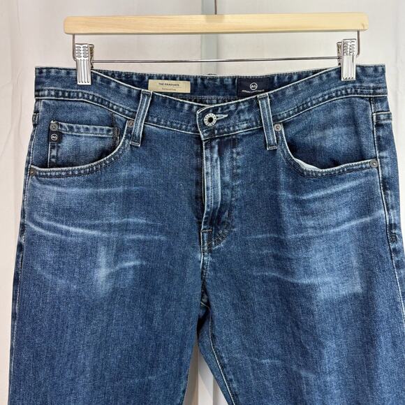 AG ADRIANO GOLDSCHMIED 32 x 34 The Graduate Tailored Leg Jeans Medium Wash Blue - Picture 3 of 8